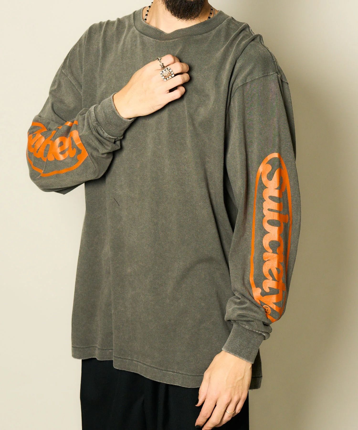 Fade wash L/S tee