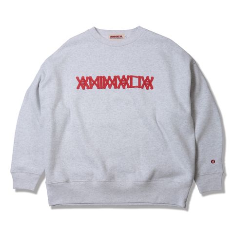BIG SILHOUETTE CREW NECK- Foaming Logo