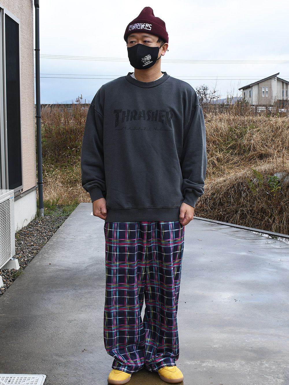 THRASHER Logo C/N Pigment Sweat