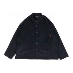 CORDUROY COLLARLESS-SHIRT