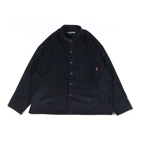 CORDUROY COLLARLESS-SHIRT
