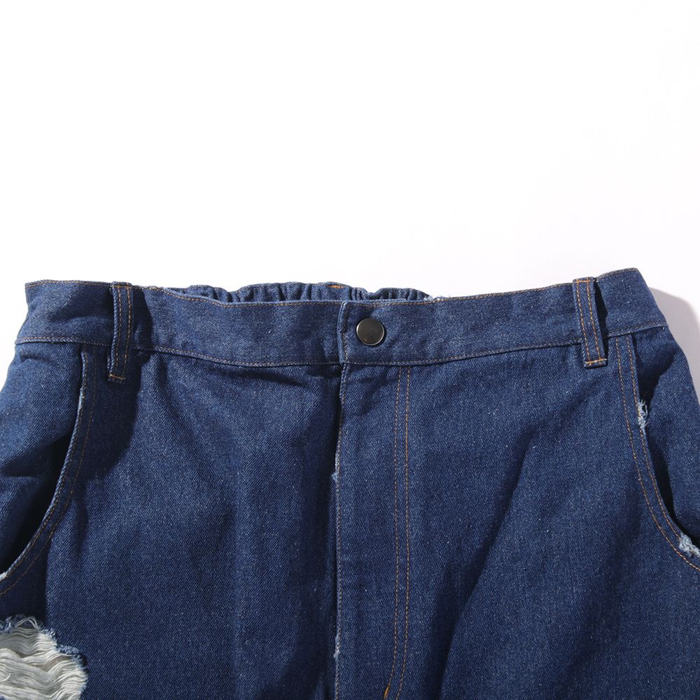 わざとダメージデニムパンツ