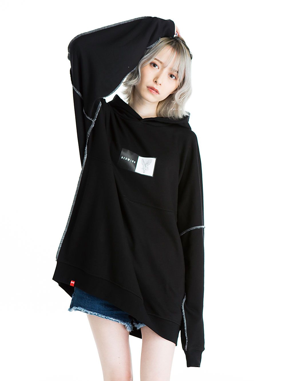 Drop Shoulder Light Hoodie
