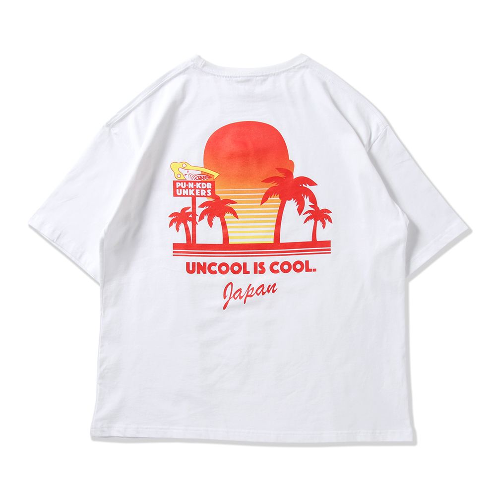 鮫人とヤシの木BIG.TEE