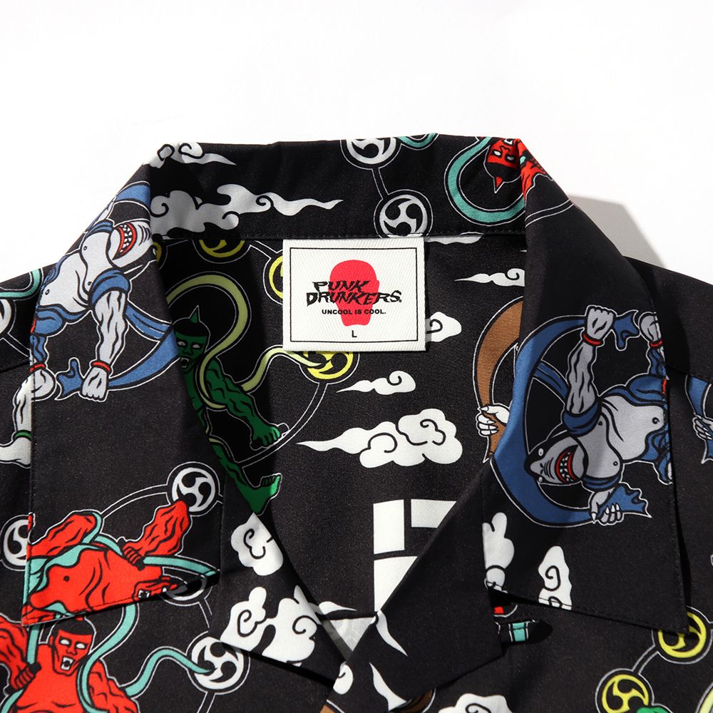 風神雷神アロハシャツ