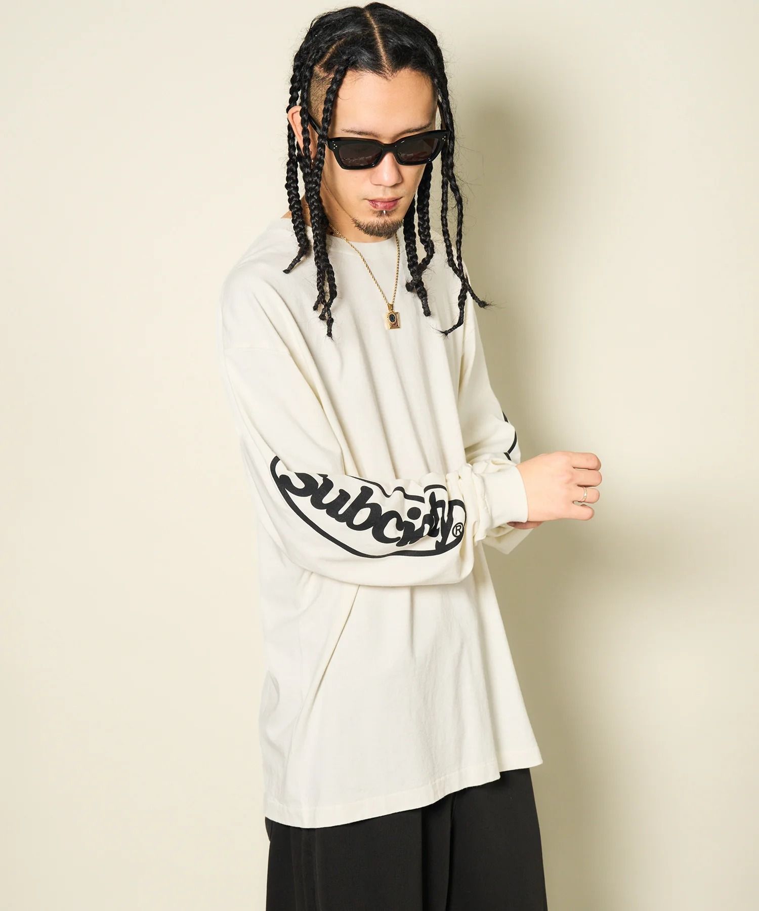 Fade wash L/S tee