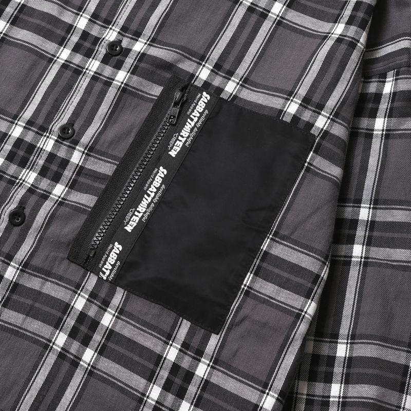 BLACK HEART CHECK-SHIRTS