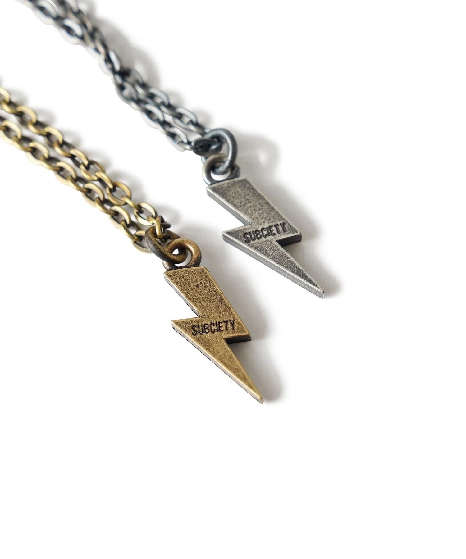 Metal necklace-thunder-