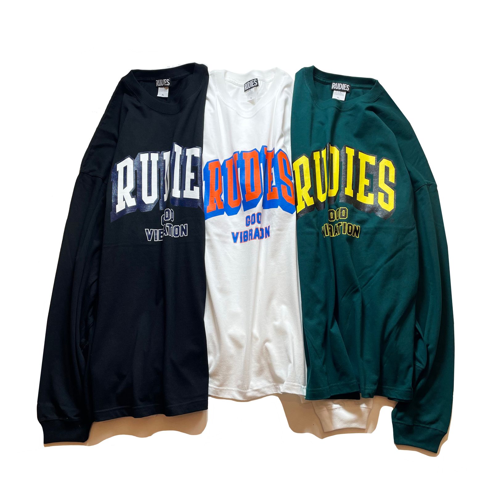 BLOCK COLLEGE BIGSILHOUETTE LS-TEE