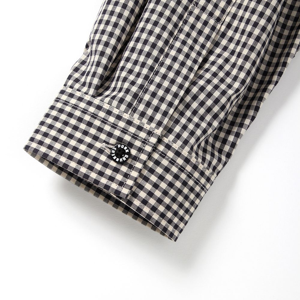 ギンガムチェックイズシャツ