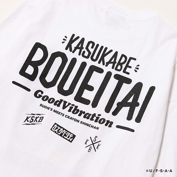 RUDIE'SxCRAYON SHINCHAN KASUKABE BOUEITAI LSTEE