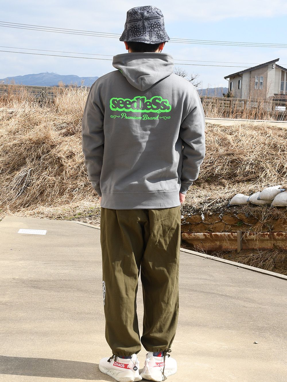 sd  fluorescence marks hoody