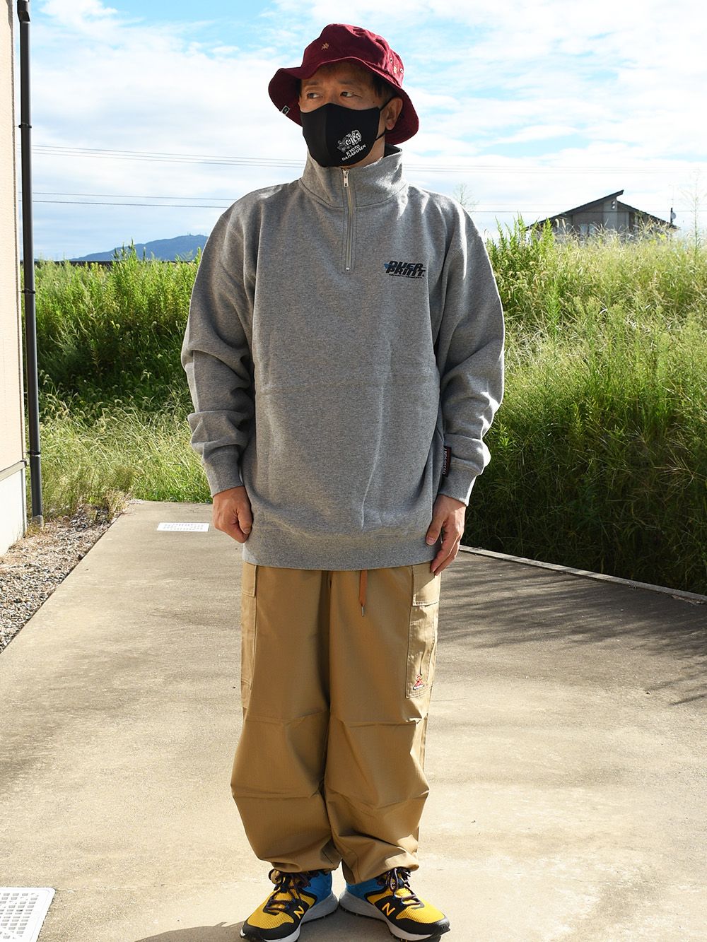 BAG GIRL Half Zip pullover