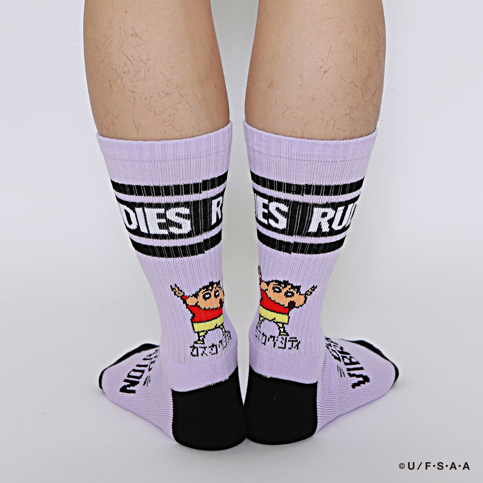 RUDIE'S x CRAYON SHINCHAN PEACE SOCKS