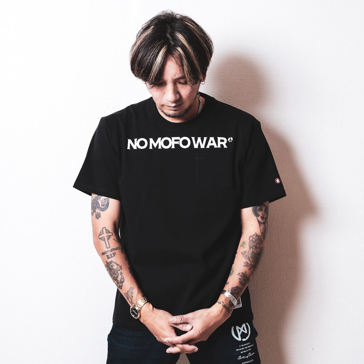 HEAVY POCKET Tee S/S - NO MOFO WAR