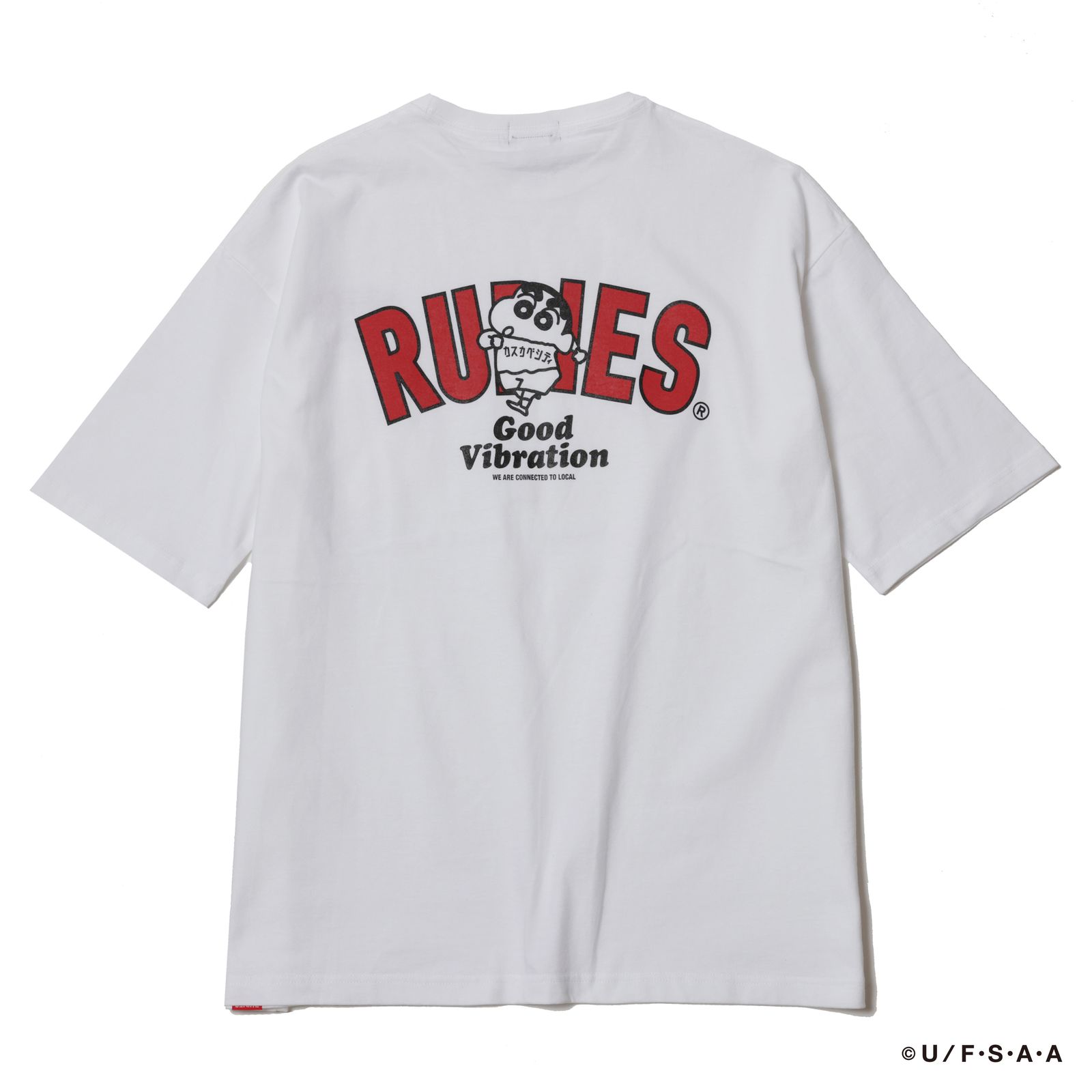 RUDIE'SxCRAYON SHINCHAN MOSH BIGSILHOUETTE PKTTEE