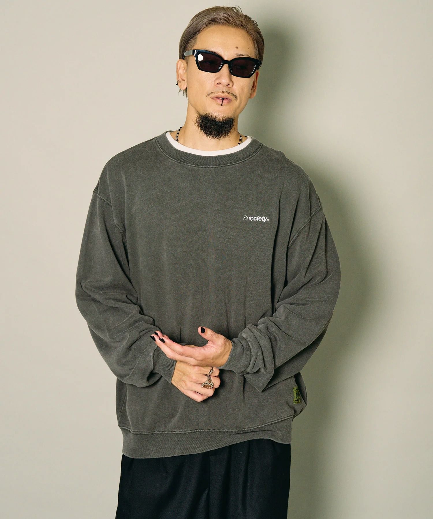 Fade wash sweat shirt