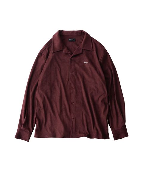 Essential faux suede shirt