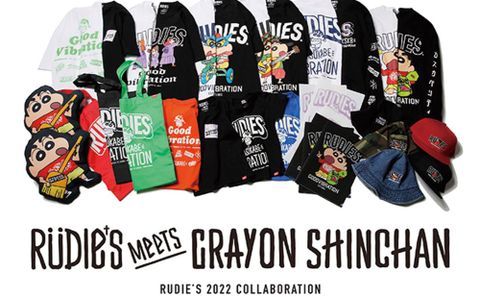 《RUDIE'S》RUDIE'S x CRAYON SHINCHAN 2022