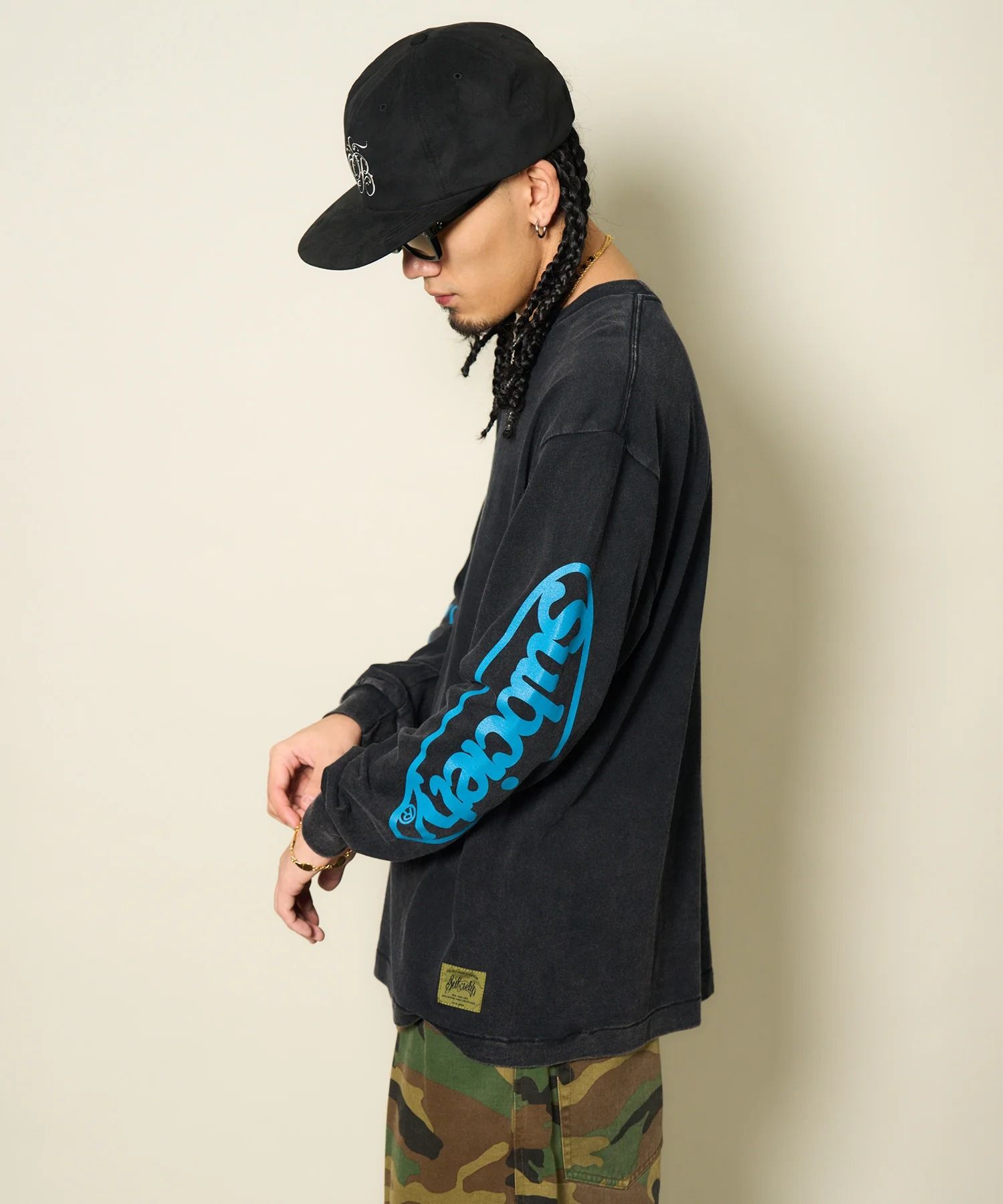 Fade wash L/S tee