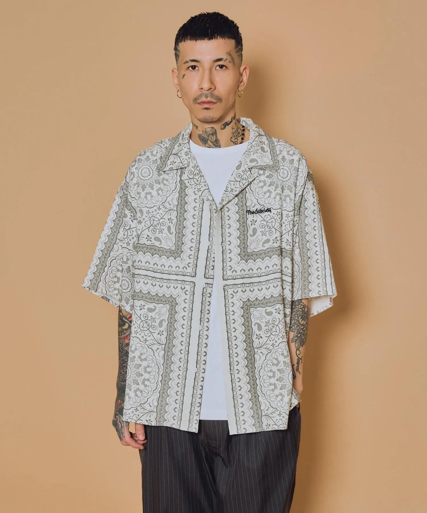 Medallion rayon shirt