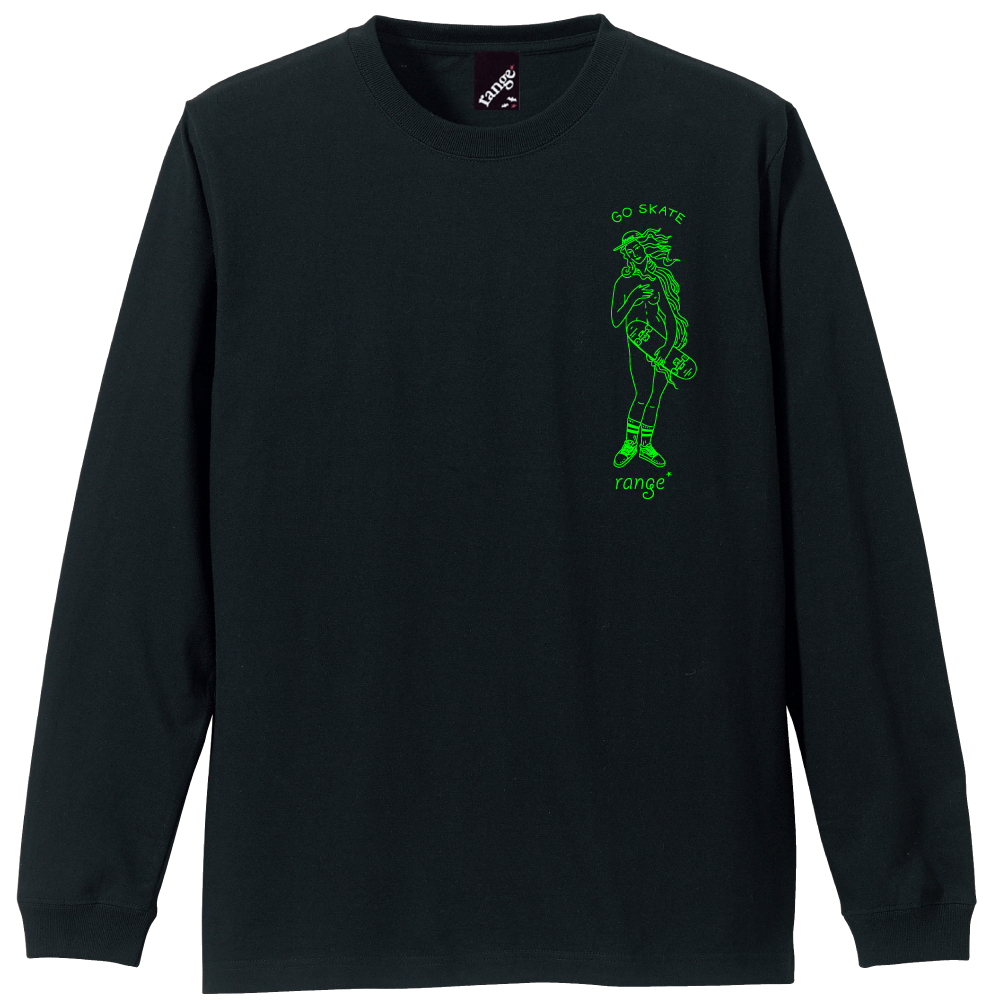 skater goddess LS tee