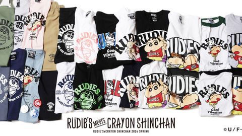 《RUDIE'SxCRAYON SHINCHAN 》2024 SPRING！