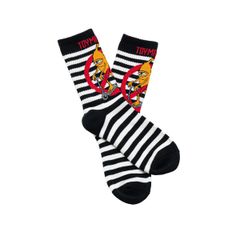 NO SCOOTER STRIPE-SOCKS
