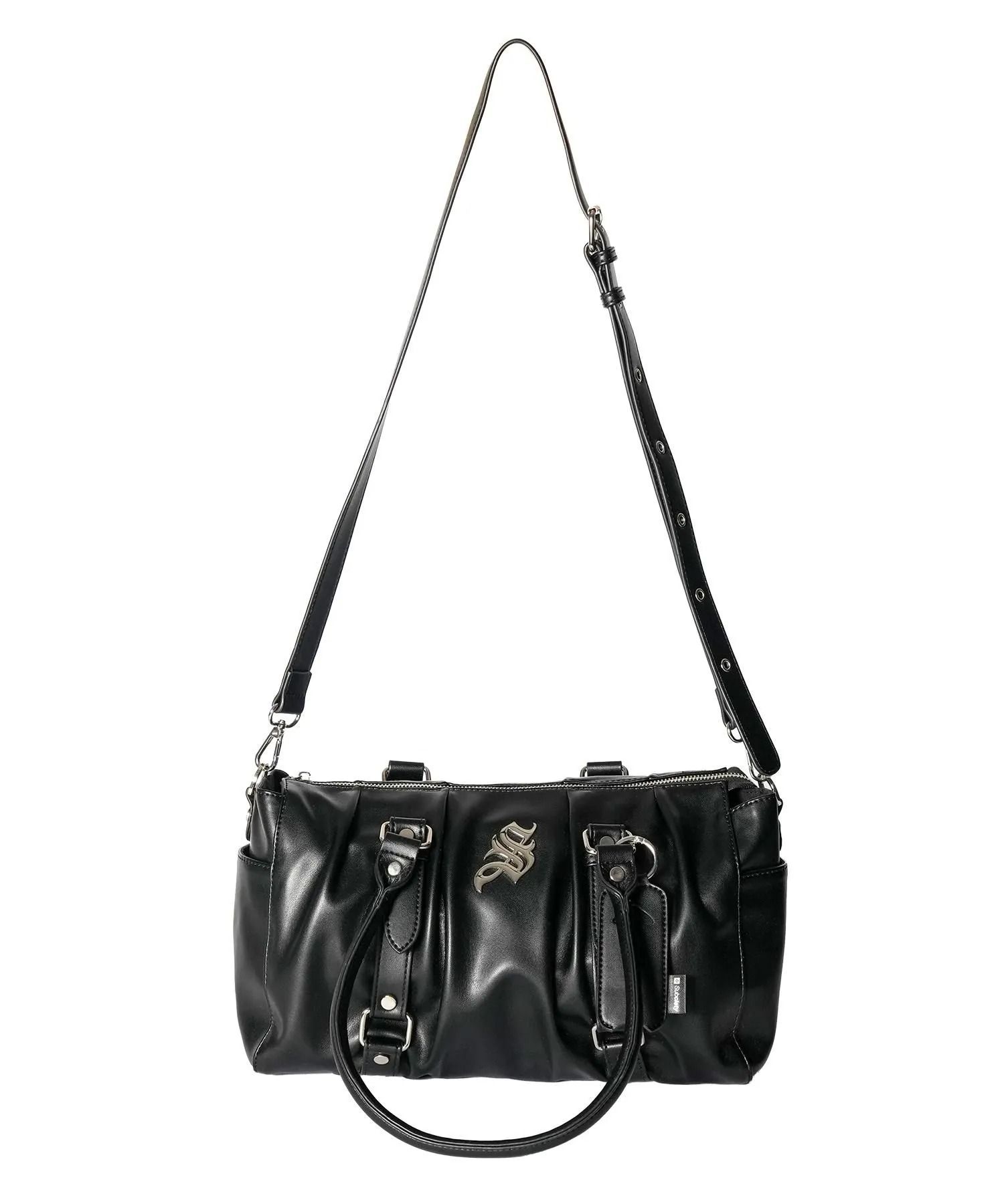 Gathered boston bag
