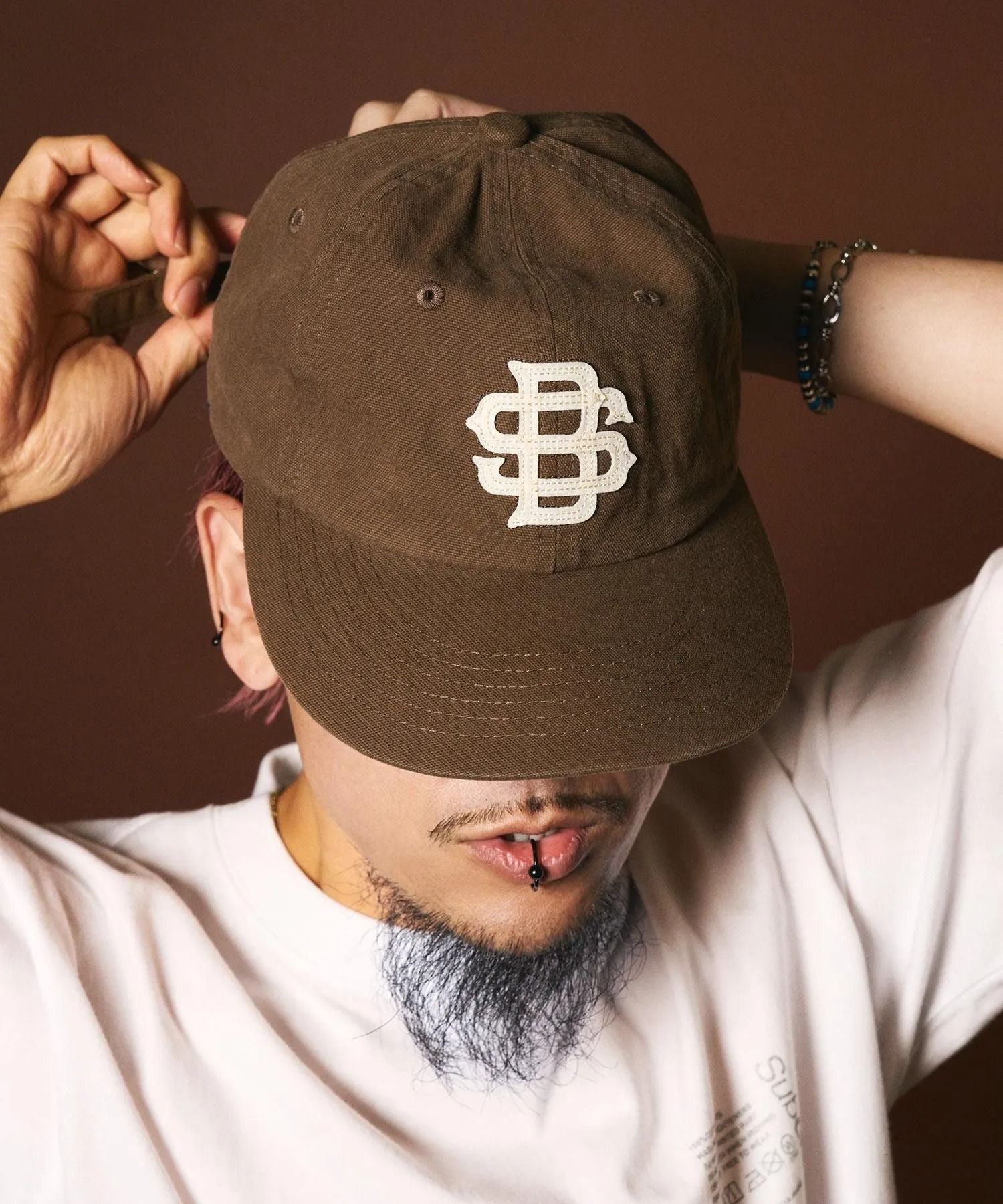 Washed duck low cap