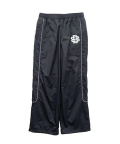 Reflective piping nylon pants