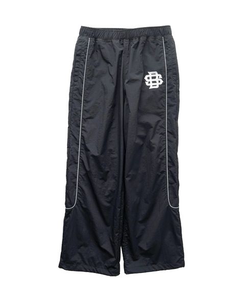 Reflective piping nylon pants