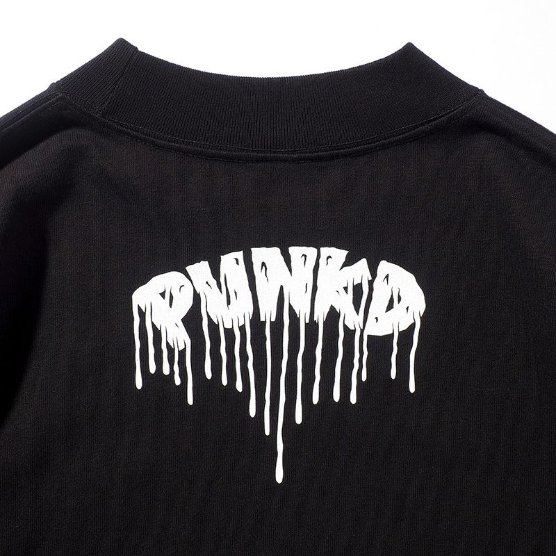 ガイコツさんモックネックロンTEE