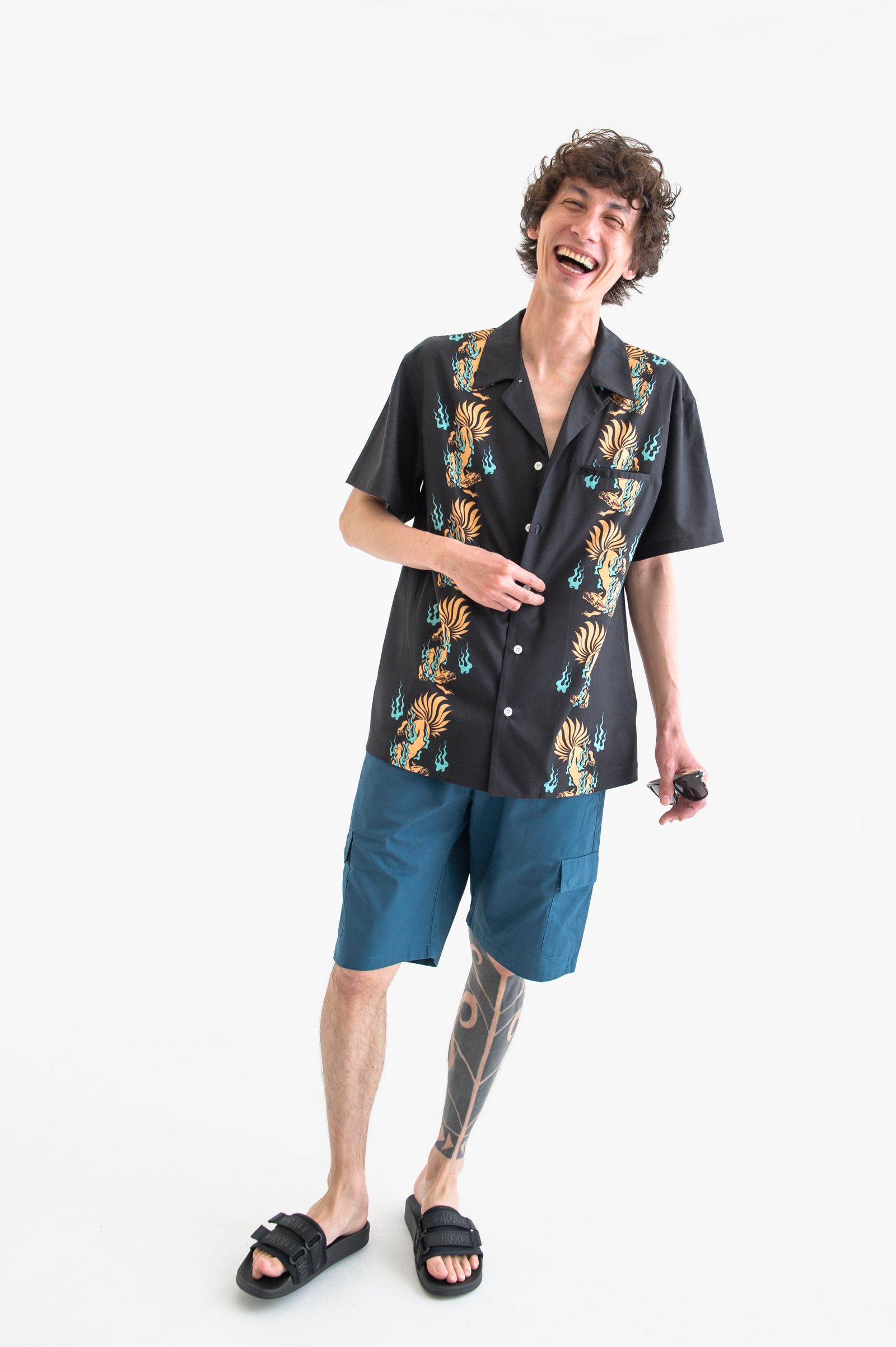 13TALED FOX ALOHA SHIRTS
