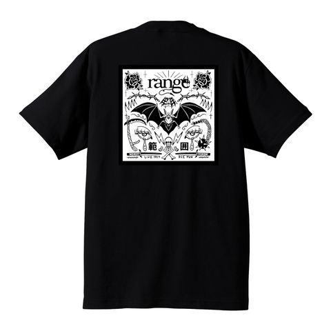 art patch on the back s/s tee