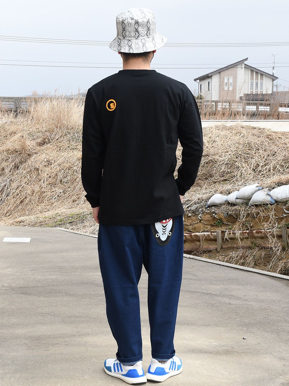 sd puzzle logo LS tee