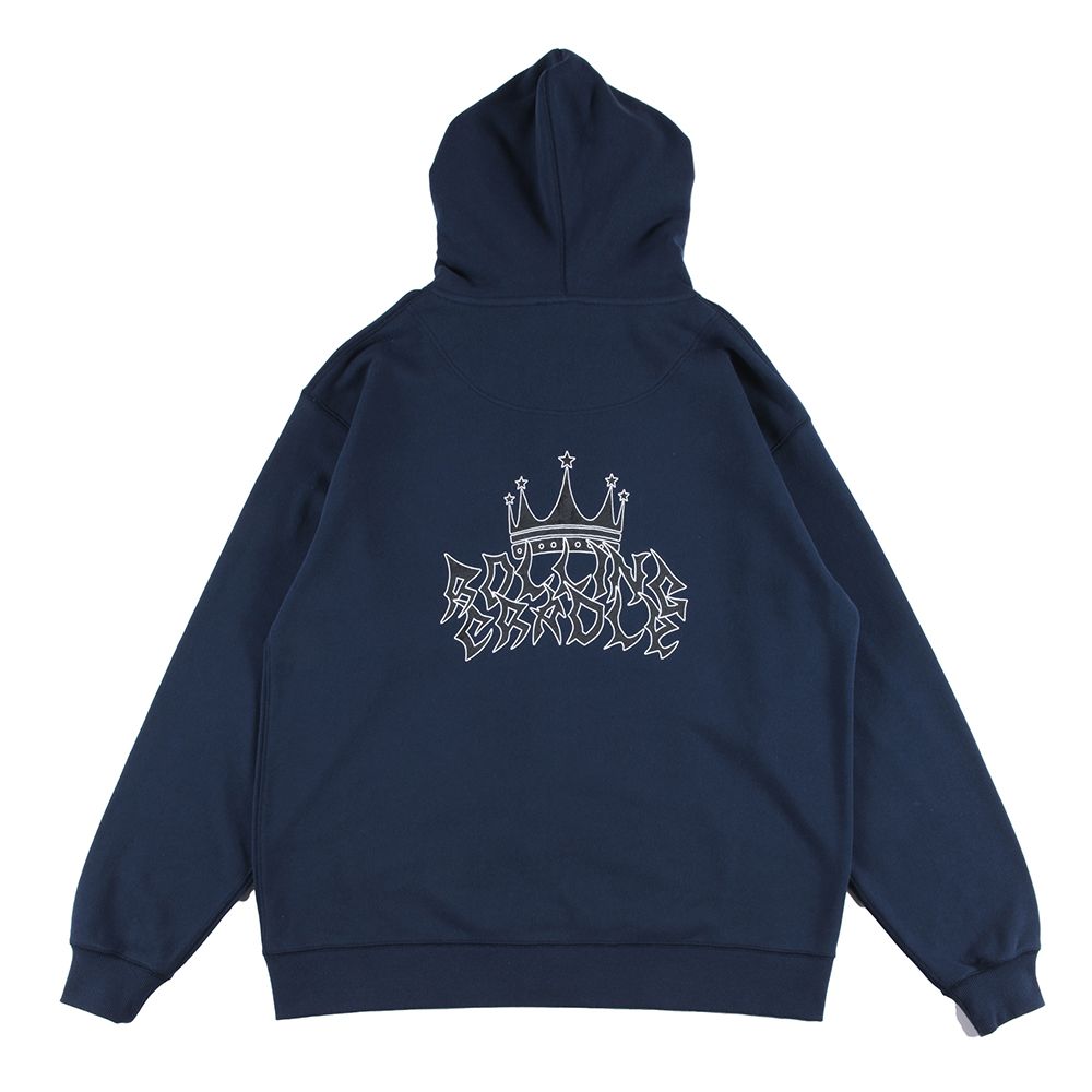 CROWN LOGO ZIP-HOODIE