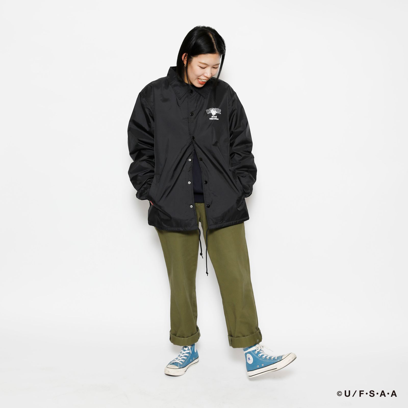 RUDIE'SxCRAYON SHINCHAN MOSH COACHJACKET