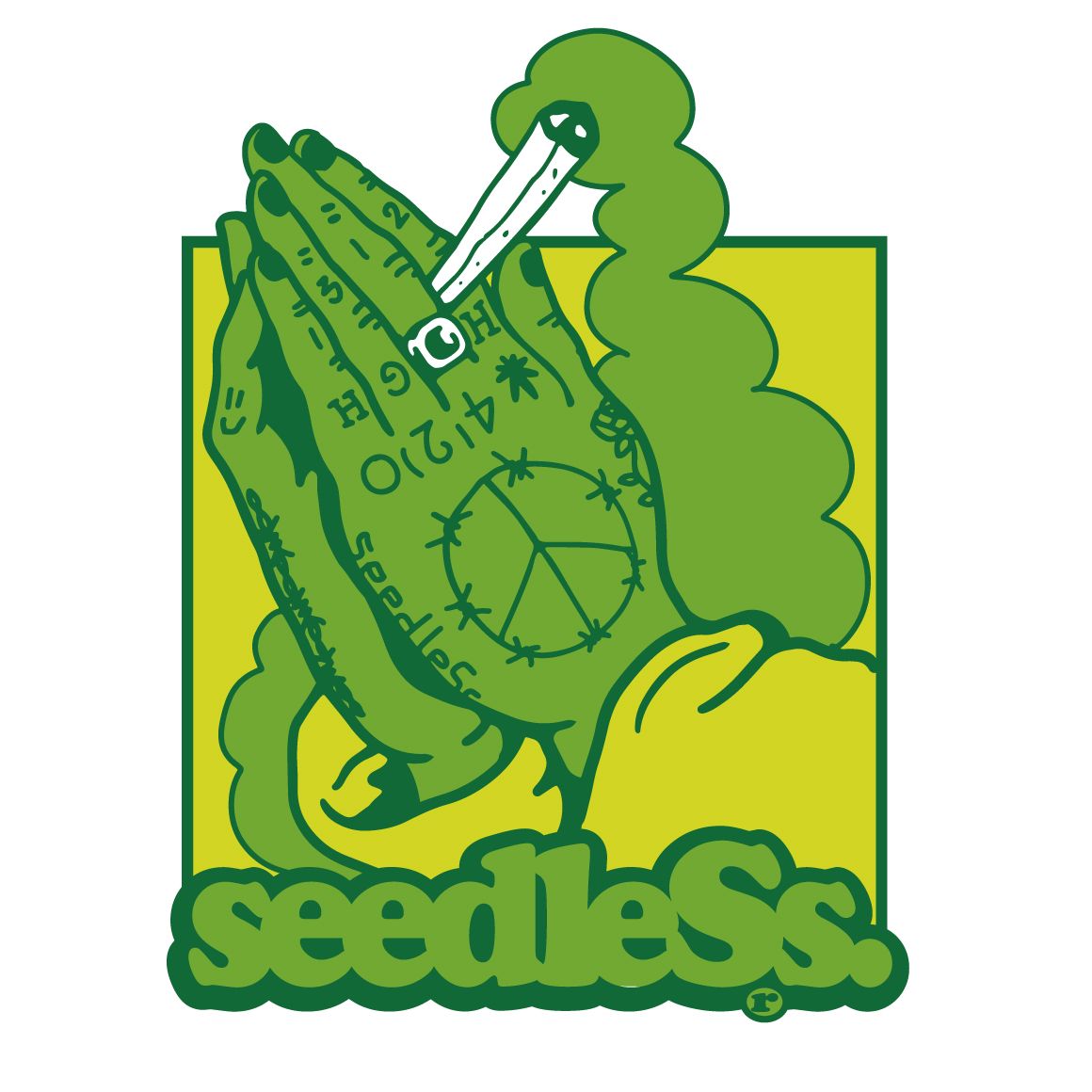 pray smoking hand s/s tee