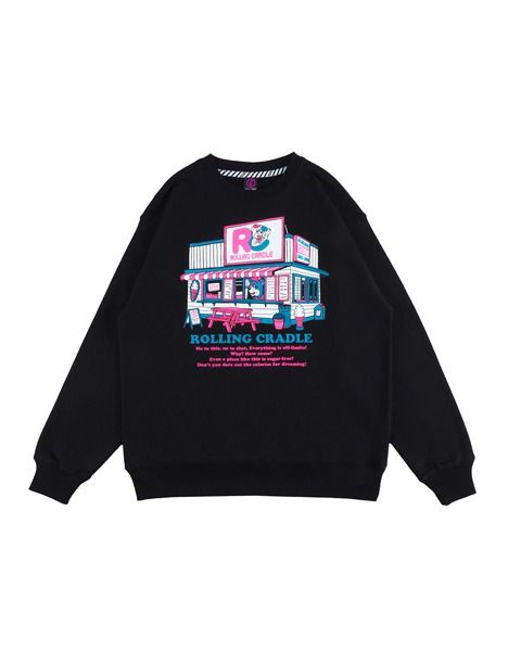 DINER SIGNBOARD CREW-NECK