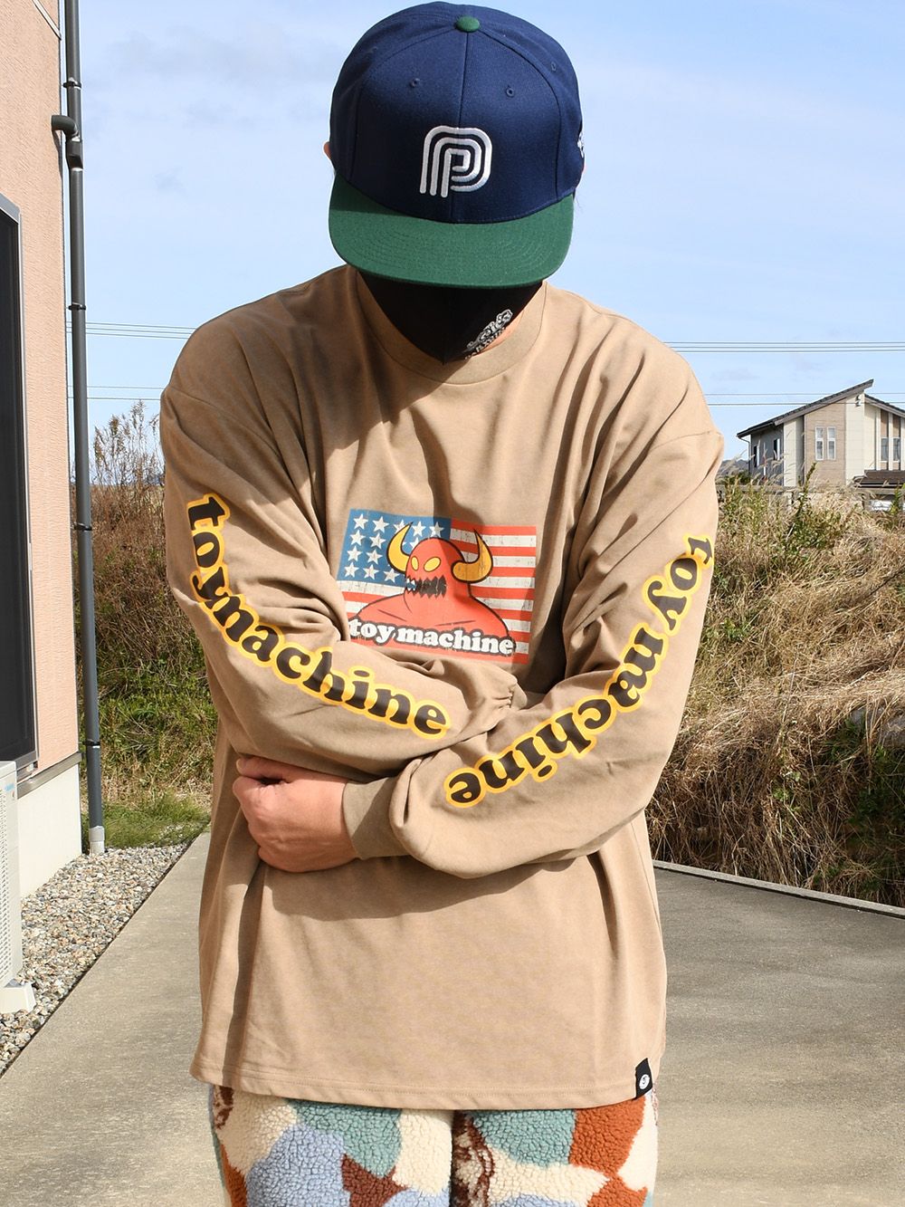 AMERICAN MONSTER FADE WASH LONG-TEE