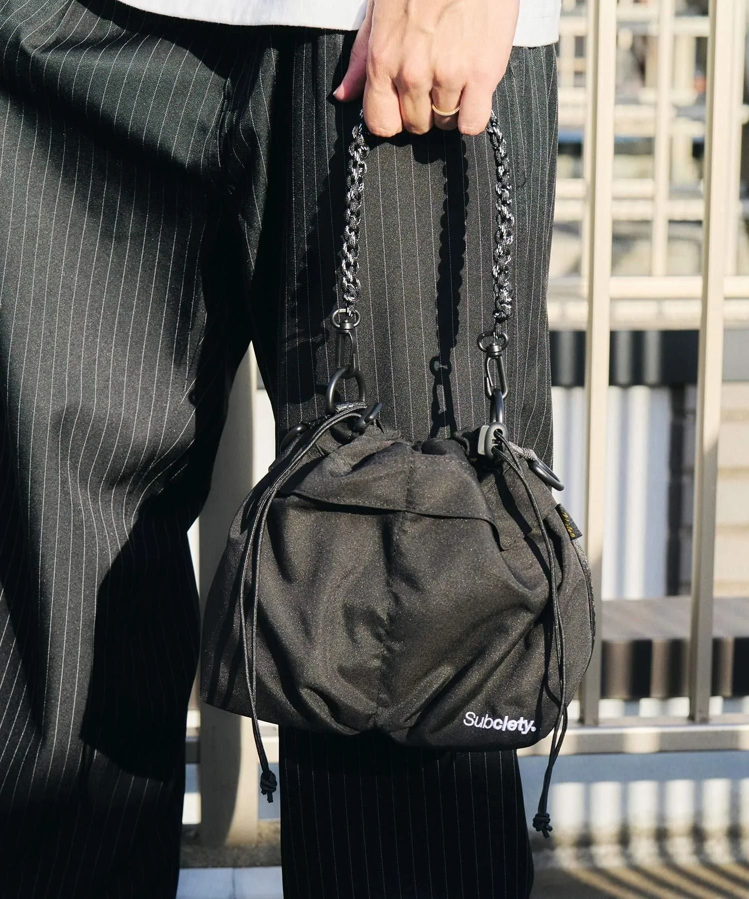 Kinchaku 2way shoulder bag