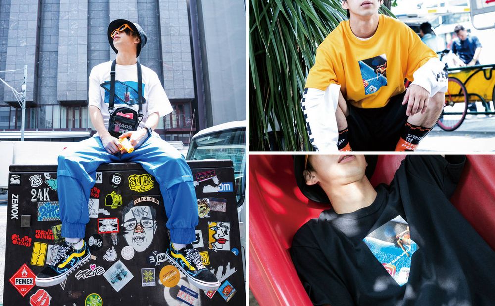 LILWHITE(dot) SUMMER SPOT TEE