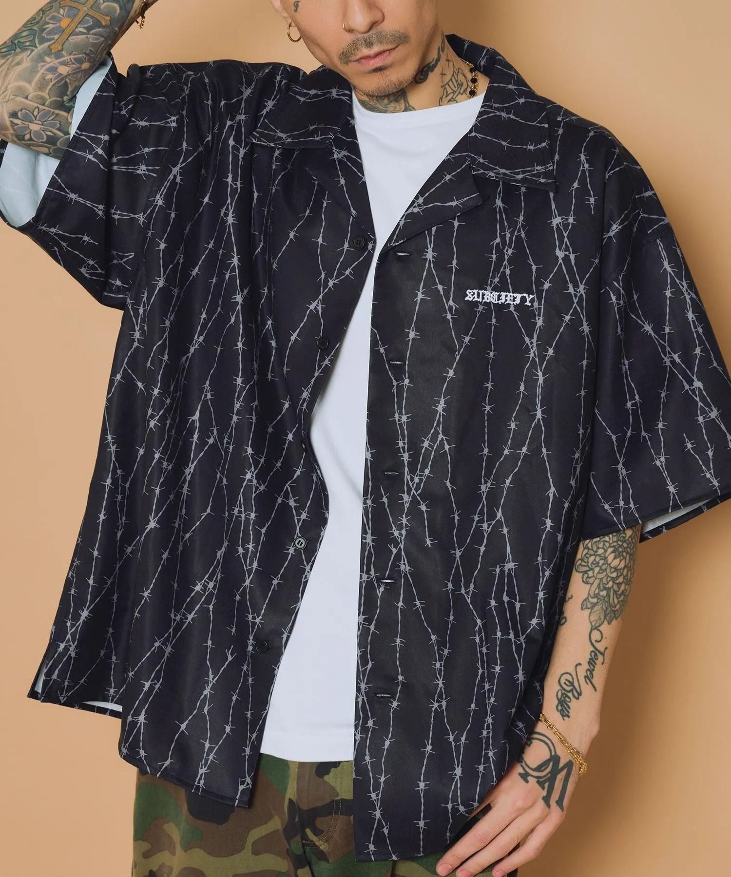 Barbed wire shirt