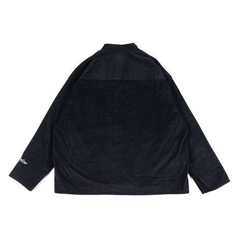 CORDUROY COLLARLESS-SHIRT