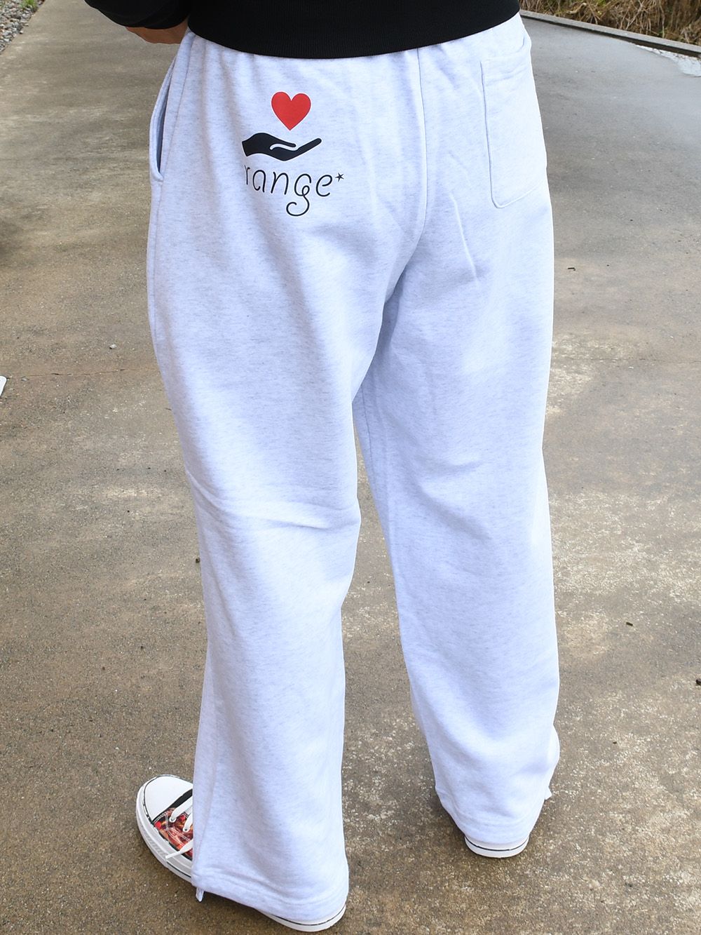 rg SMILE ALWAYS sweat pants 10oz 裏パイル