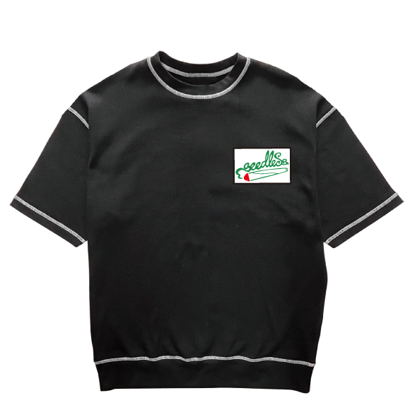 joint 1 point over size waffle ss tee