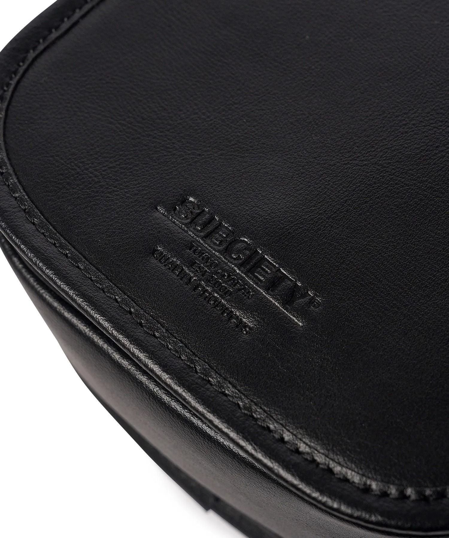 Leather mini hunting bag