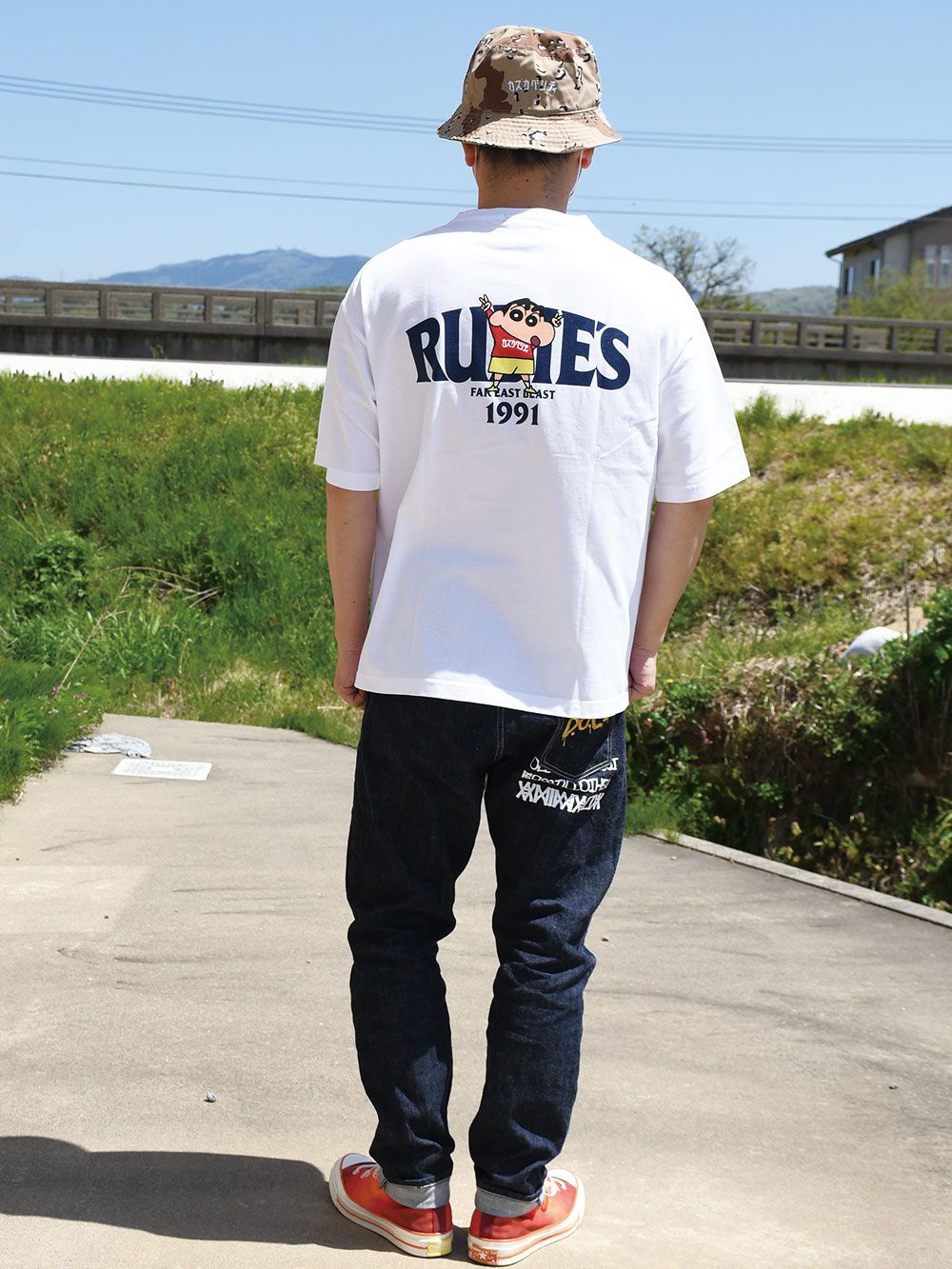 RUDIE'S x CRAYON SHINCHAN PEACE PKT-T