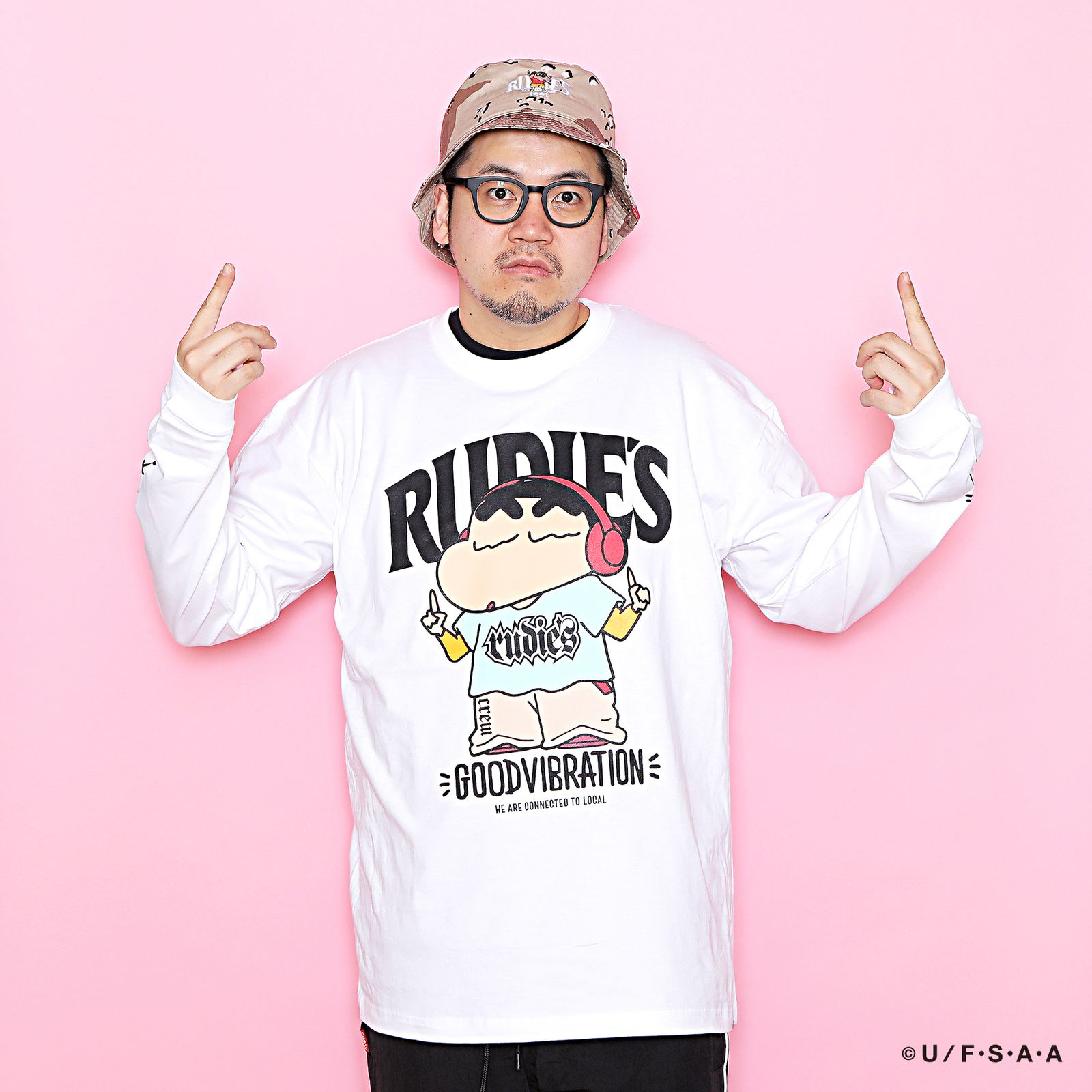 RUDIE'S x CRAYON SHINCHAN HEADPHONE LS-T
